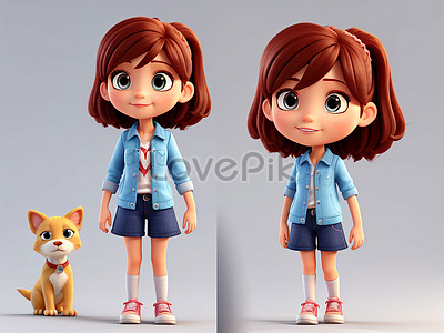 3d Cute Cartoon Character Model Picture And HD Photos | Free Download ...