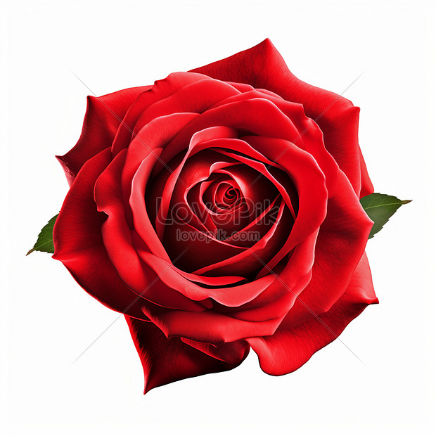 Red Rose Flower On White Background Lovepik   3606  Wh860 