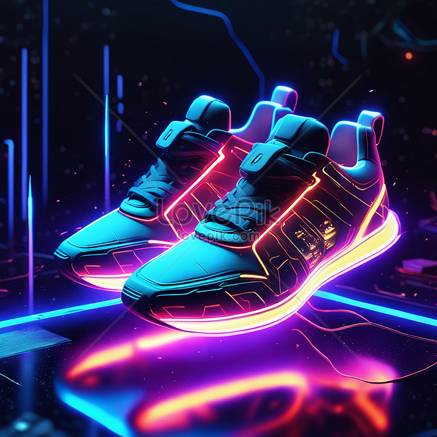 Neon light up shoes on sale