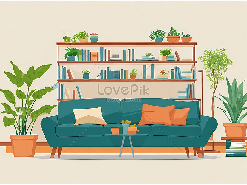 Living Room With Furniture Picture And HD Photos | Free Download On Lovepik