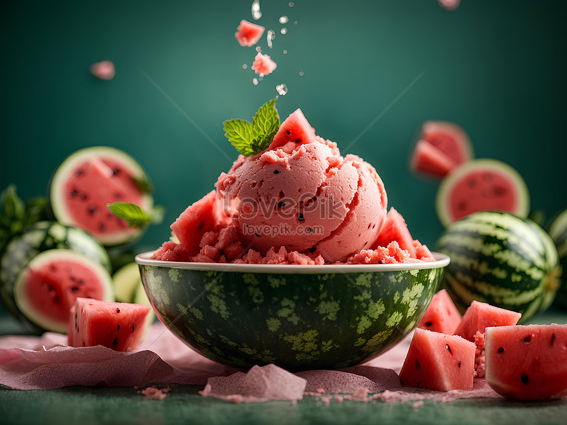 Watermelon Ice Cream Images, HD Pictures For Free Vectors Download ...