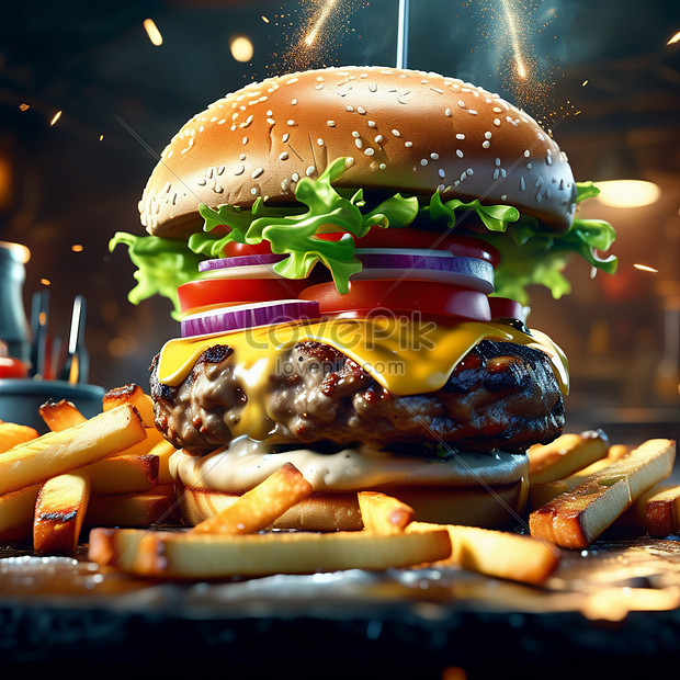 Burger-loaded-cheese-upscaled (3) by Sachinsihag on DeviantArt