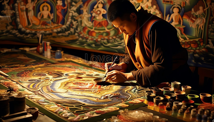 Tibetan Thangka Artist Picture And Hd Photos 