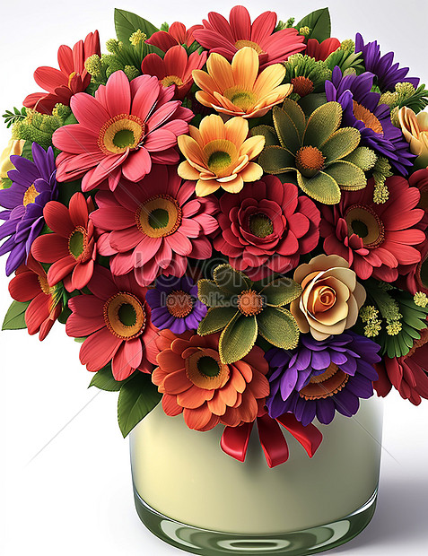 Beautiful Flowers In The Bucket Picture And HD Photos | Free Download