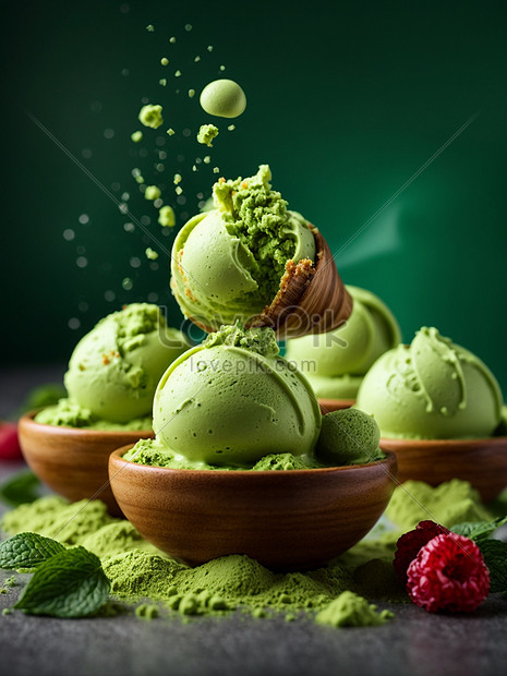 18+ Thousand Cup Green Tea Ice Cream Royalty-Free Images, Stock