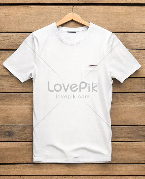 Free Photo  White t-shirts with copy space on gray background