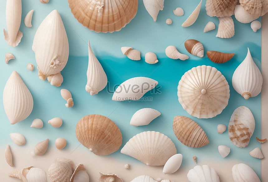 Seashells On The Beach Picture And HD Photos | Free Download On Lovepik