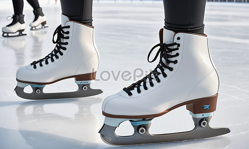 Christmas Couple With Ice Skating Png PNG Image And Clipart Image For ...