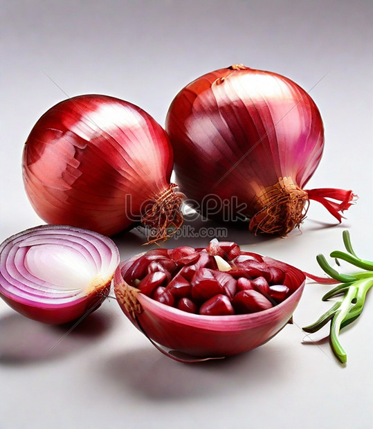 Red Onion Fresh Bag String Photo Background And Picture For Free Download -  Pngtree