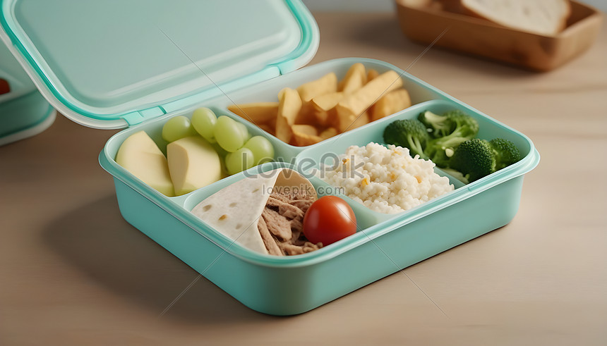 Creative bento for kids Royalty Free Vector Image