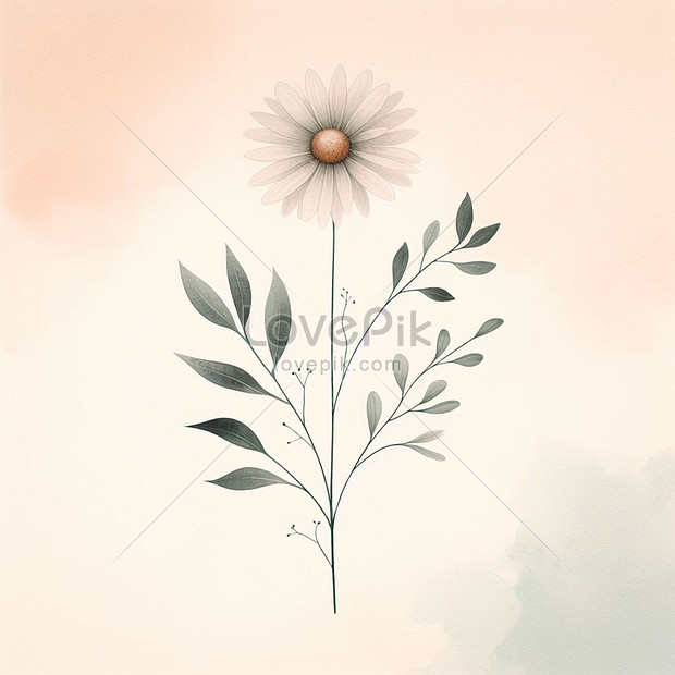 Flower plant line art simple drawn icon Stock Vector Image & Art - Alamy