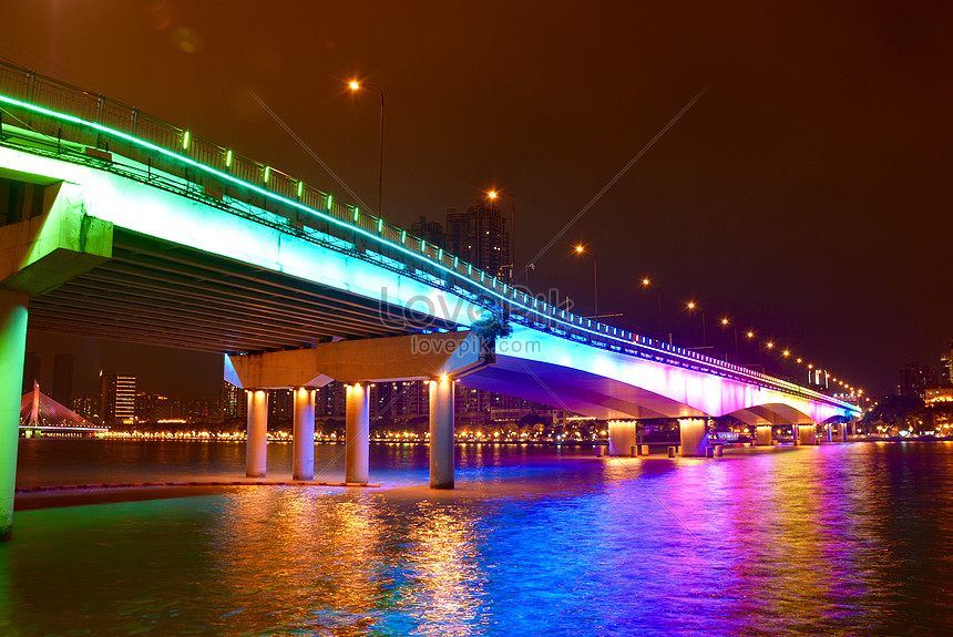 Night Scene In Guangzhou Picture And HD Photos | Free Download On Lovepik