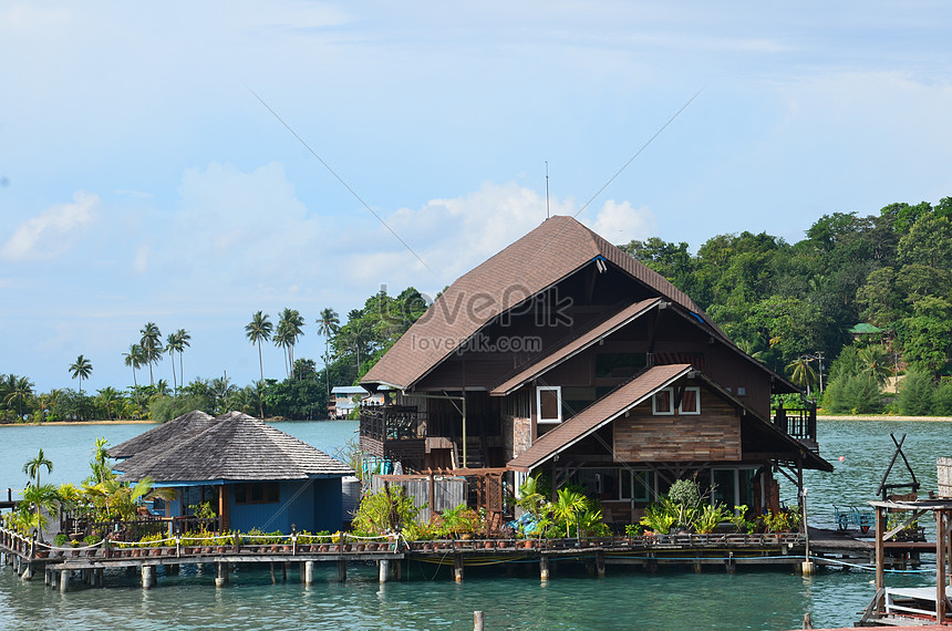 Wallpaper Pemandangan Kampung Nelayan - WallpaperShit