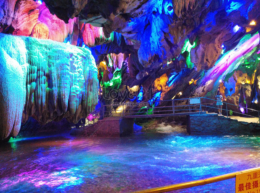 colorful caves