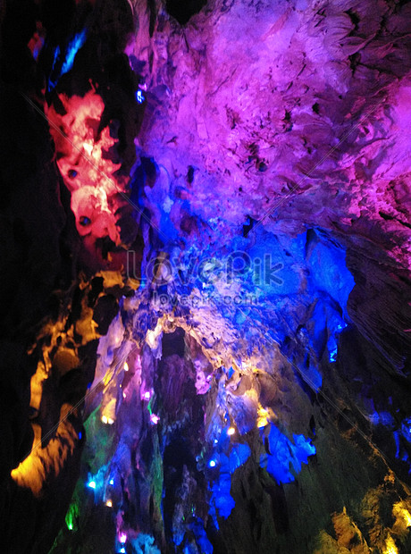 colorful caves
