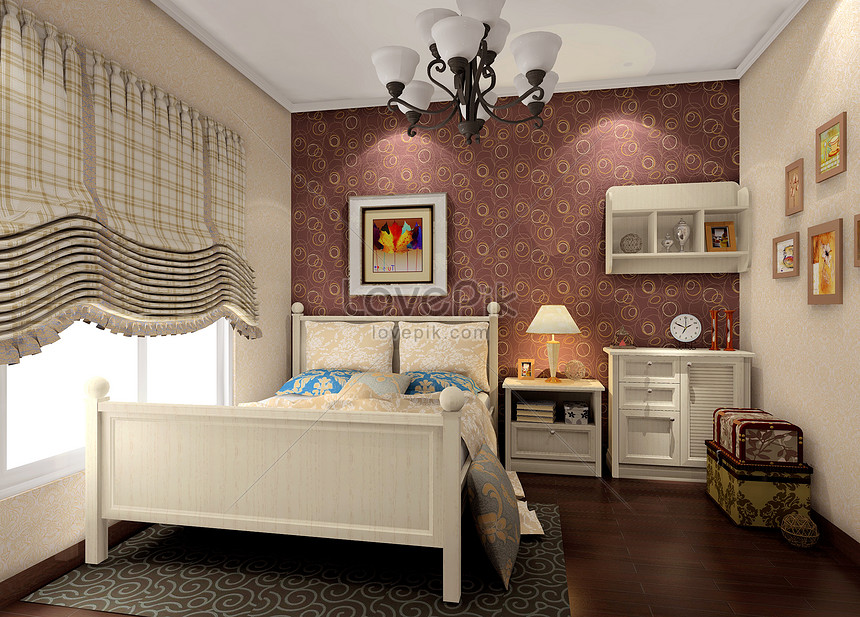 モダンスタイルの寝室のレンダリングイメージ 写真 Id Prf画像フォーマットjpg Jp Lovepik Com