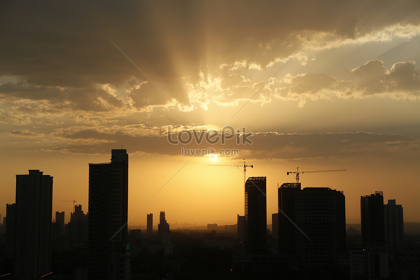 夕日の街イメージ 写真 Id Prf画像フォーマットjpg Jp Lovepik Com