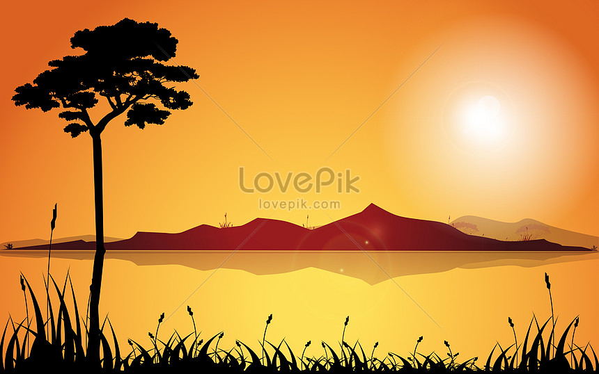 Hand Drawing The Sky And The Ground Under The Sun Photo Image Picture Free Download Lovepik Com