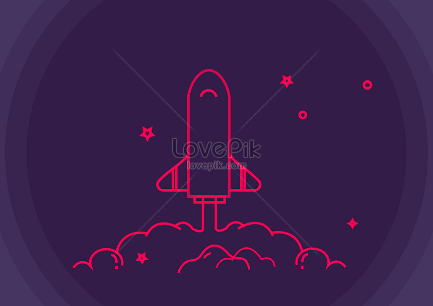 Aeronautical and astronautical animated material illustration image_picture  free download 