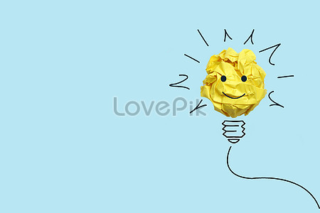 light bulb smiley face