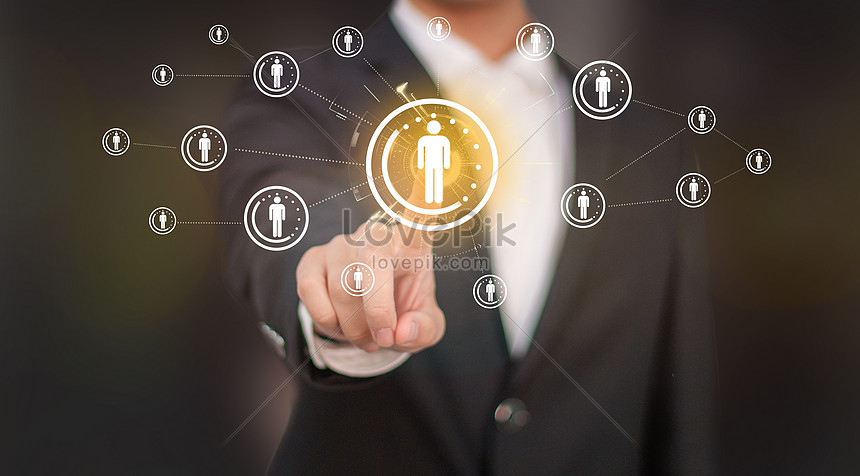 Business cooperation and contact background creative image_picture free ...