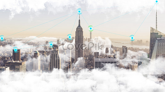 Business building in cloud and fog creative image_picture free download ...