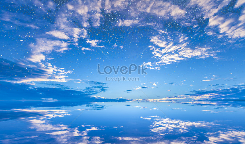 夢のような空 水 空 青い背景画像イメージ クリエイティブ Id Prf画像フォーマットjpg Jp Lovepik Com