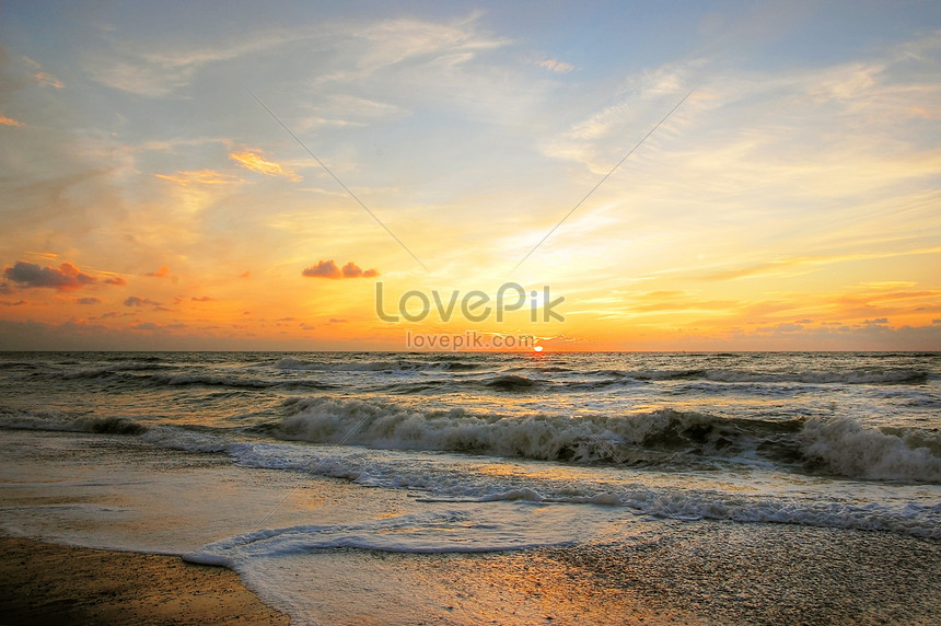 Gambar Senja Di Pantai - Gambar Barumu