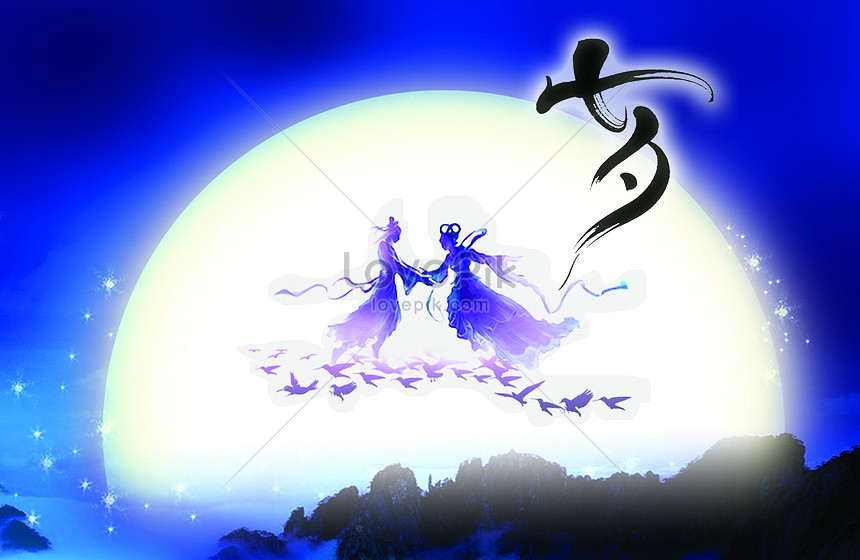 Hình Nền Cầu Ô Thước Tải Về Miễn Phí, Hình ảnh lễ hội tanabata, lễ ...