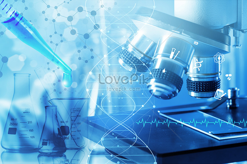 Medical science and technology laboratory background creative image_picture  free download 