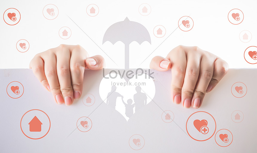 Insurance background creative image_picture free download  