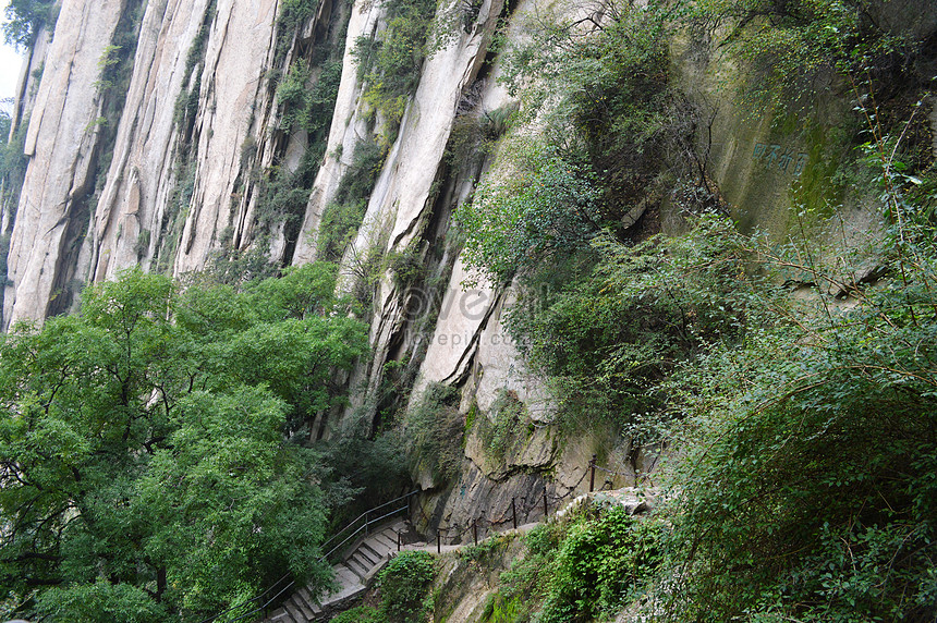 Shaanxi Xiyue Menembak Pemandangan Alam Yang Sebenarnya