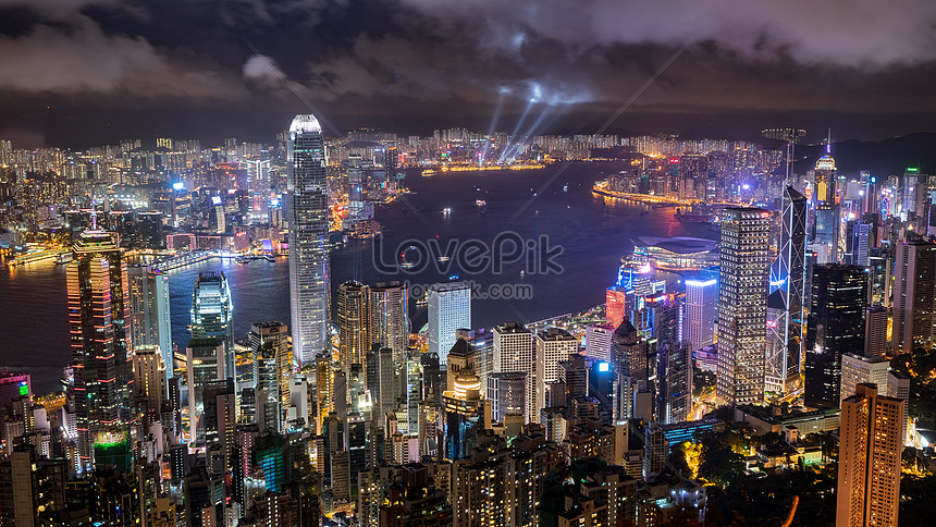 香港夜景圖片素材 Jpg圖片尺寸56 3317px 高清圖片 Zh Lovepik Com