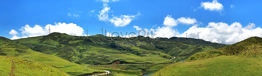 Gambar Pemandangan  Gunung  Ganang 