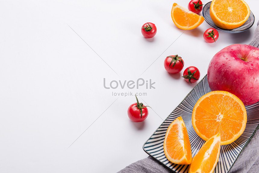 果物と野菜のプレートの背景イメージ 写真 Id Prf画像フォーマットjpg Jp Lovepik Com