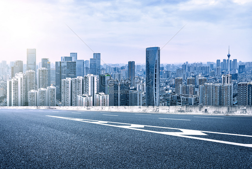 fondo de carretera de la ciudad