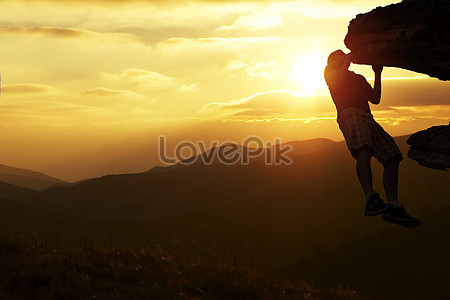 Download Rock Climbing Silhouette Creative Image Picture Free Download 500717965 Lovepik Com Yellowimages Mockups
