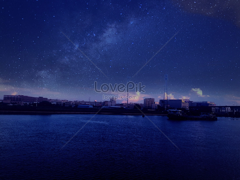夜の川と星イメージ 写真 Id Prf画像フォーマットjpg Jp Lovepik Com