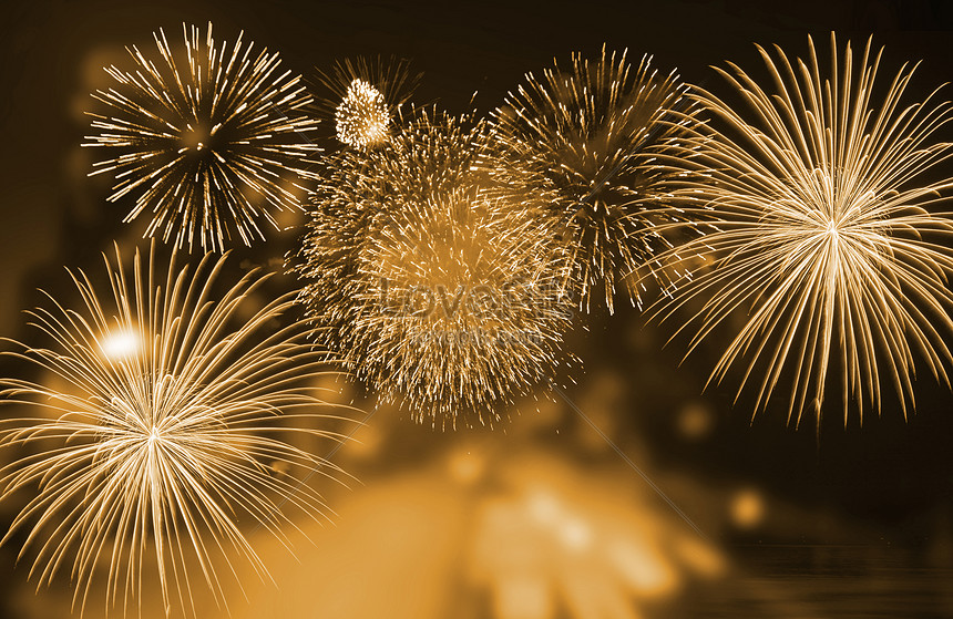 New Years Eve Fireworks Background