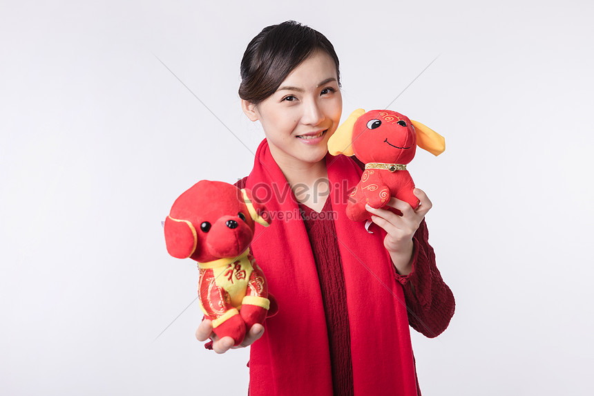 chinese new year doll