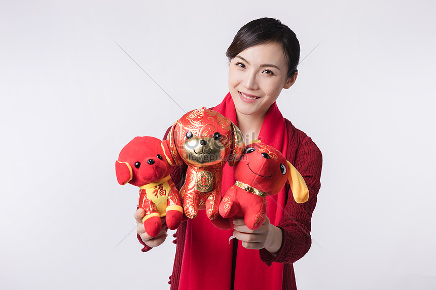 chinese new year doll