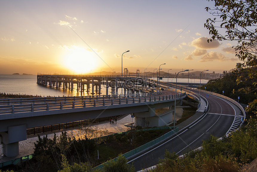 Pemandangan Jembatan Star Bay Bridge Gambar Unduh Gratis