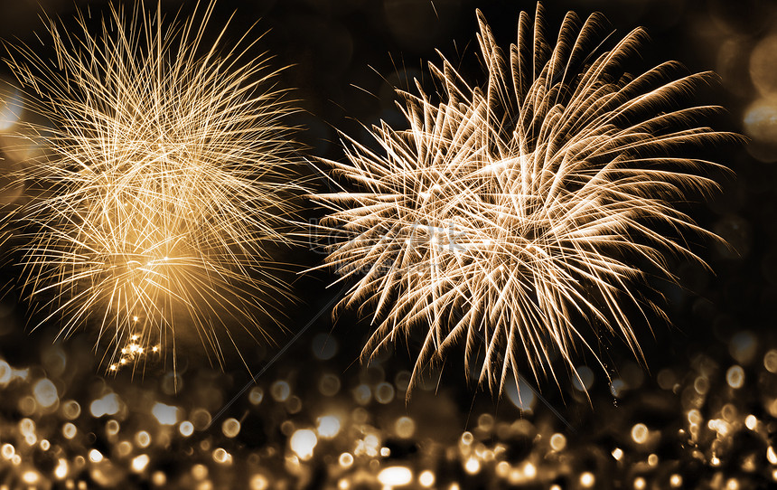 New years fireworks background creative image_picture free download ...