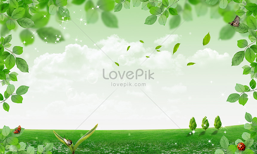 ภาพประกอบพื้นหลังฤดูใบไม้ผลิสีเขียวสด ดาวน์โหลดรูปภาพ (รหัส) 500826899_ขนาด  3 Mb_รูปแบบรูปภาพ Jpg _Th.Lovepik.Com
