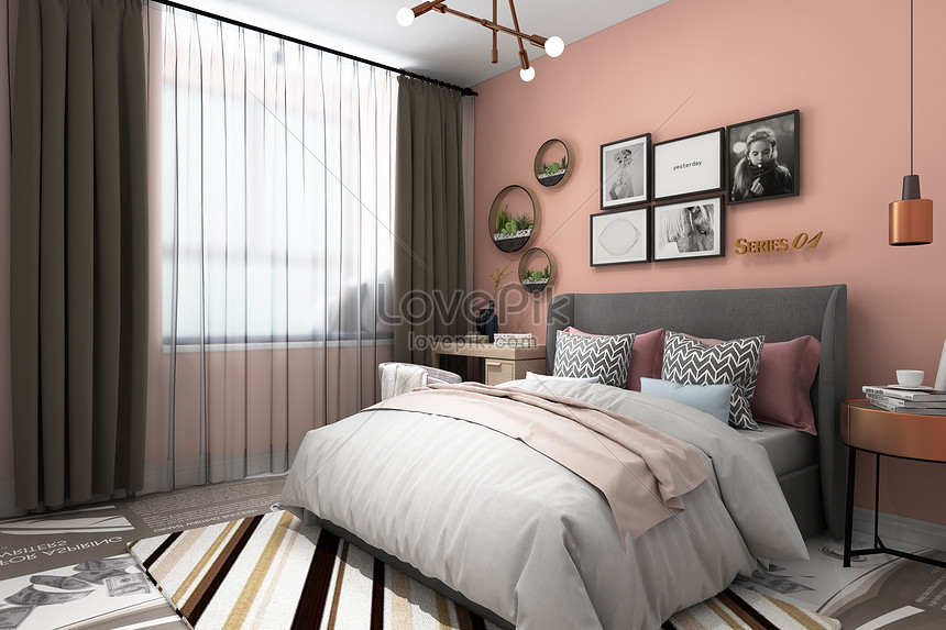 Indoor bedroom background creative image_picture free download  