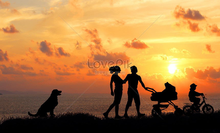 Family background creative image_picture free download 