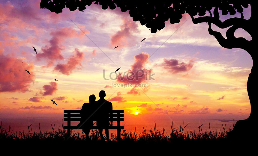 Love scene creative image_picture free download 