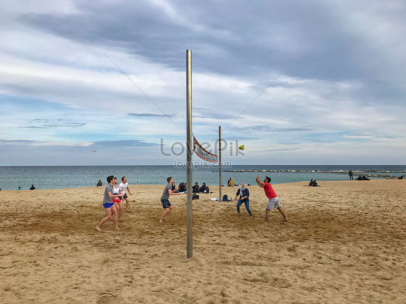 Photo De Plage De Barcelone Espagnenuméro De L