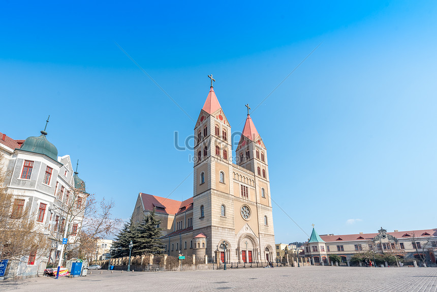 Qingdao Catholic Church Photo Imagepicture Free Download 500869527