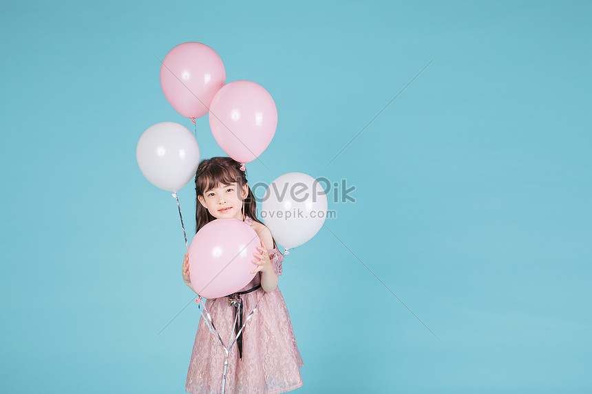 小さな女の子 子供の日 風船の肖像画イメージ 写真 Id Prf画像フォーマットjpg Jp Lovepik Com